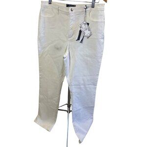 Not Your Daughters Jeans NWT White Premium Denim Jeans Sz 14